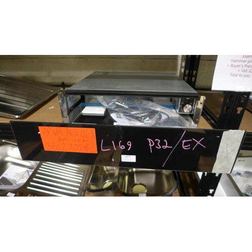 3071 - AEG Warming Drawer Model: KDE911424B (357-169) * This lot is subject to VAT