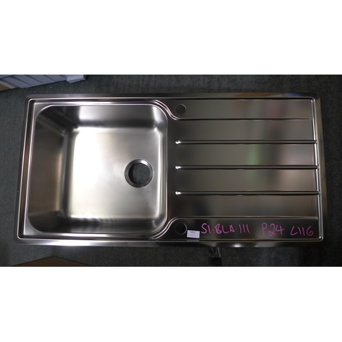 3084 - Lemis 1 Bowl Stainless Steel RVS - model no:- 454730, original RRP �282.85 inc. VAT (357-116) * This... 