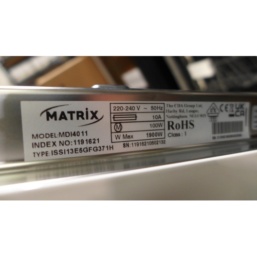 3098 - Matrix Fully Integrated Slimline Dishwasher - model no:- MDI4011, original RRP �268.33 inc. VAT (357... 