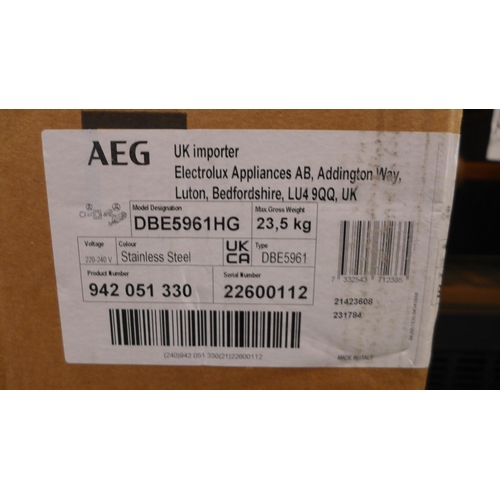 3100 - AEG Screen Hood - Stainless Steel - model no:- DBE5961HG (357-63) * This lot is subject to VAT