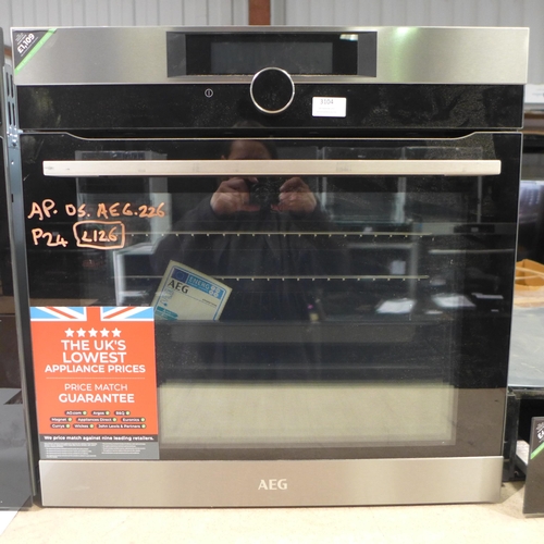 3104 - AEG Single Oven - model no:- BPK842720M, original RRP �832.5 inc. VAT (357-126) * This lot is subjec... 