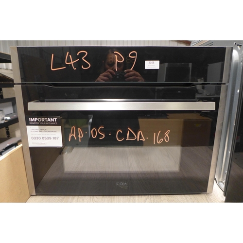 3108 - CDA Compact Combi Microwave  - model no:- VK903SS, original RRP �615.84 inc. VAT (357-43) * This lot... 