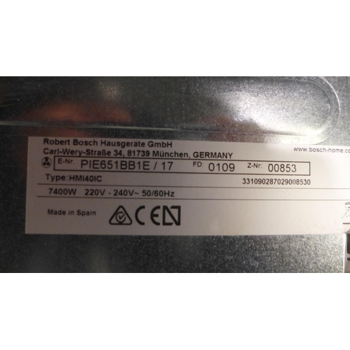 3109 - Bosch 4-Zone Induction Hob Model: PIE651BB1E (357-172) * This lot is subject to VAT