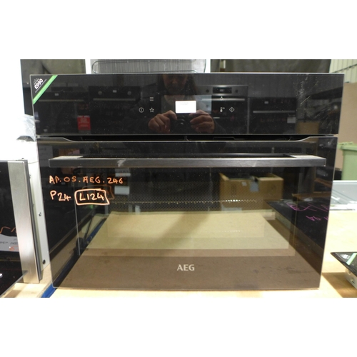 3110 - AEG Combi Microwave - model no:- KMK768080B, original RRP �749.17 inc. VAT (357-124) * This lot is s... 