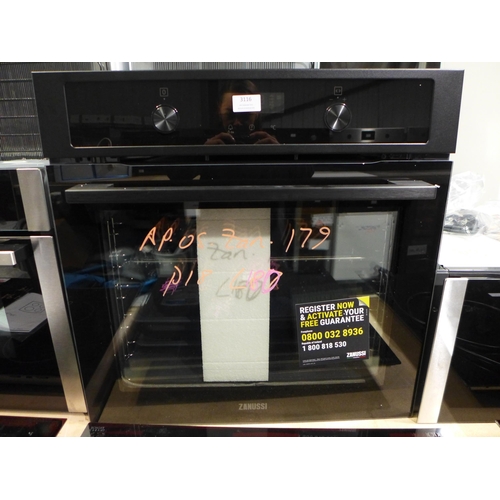 3116 - Zanussi Single Oven Model: ZOPNA7K1 (357-180) * This lot is subject to VAT