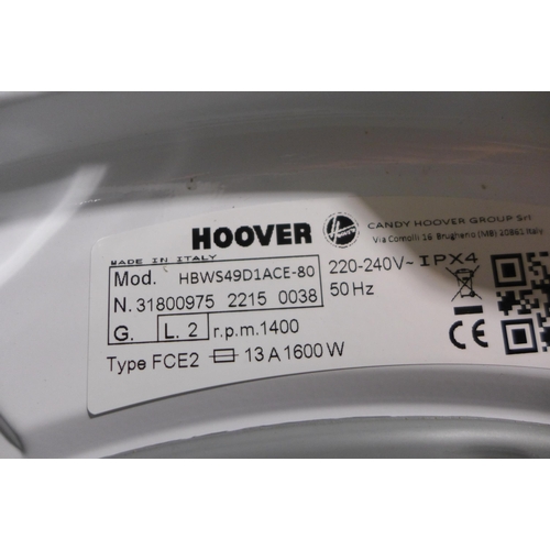 3128 - Hoover H-Wash 300 Lite Washing Machine (9kg) - model no:- HBWS49D1EACE, original RRP �365.83 inc. VA... 