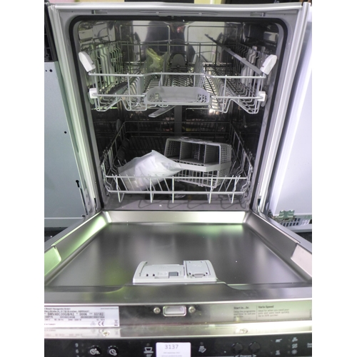 3137 - Bosch Integrated Dishwasher - model no:- SMV40C30GB, original RRP �324.17 inc. VAT (357-165) * This ... 