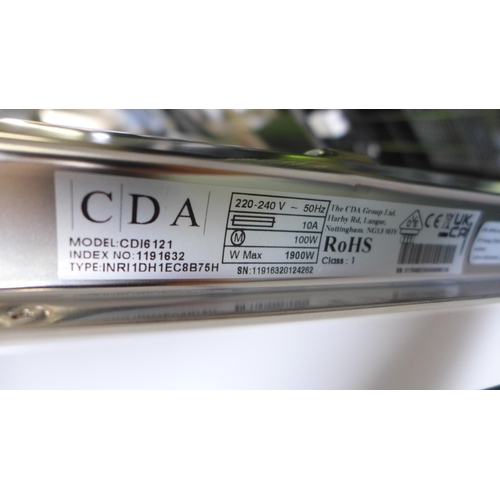 3146 - CDA Integrated Dishwasher - model no:- CDI6121, original RRP �331.67 inc. VAT (357-154) * This lot i... 