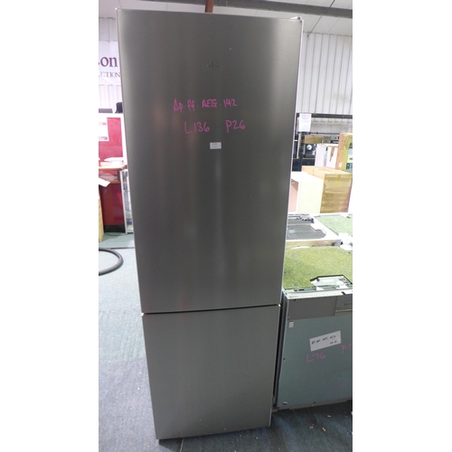 3159 - AEG Freestanding Fridge Freezer - model no:- RCB632E4MX, original RRP �654.5 inc. VAT (357-136) * Th... 