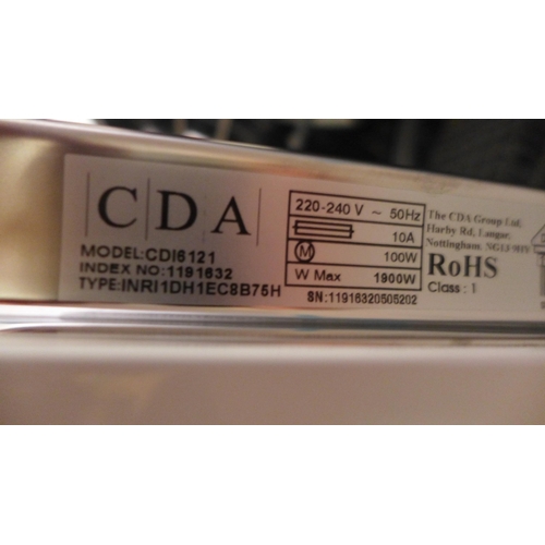 3171 - CDA Integrated Dishwasher - model no:- CDI6121, original RRP �331.67 inc. VAT (357-159) * This lot i... 