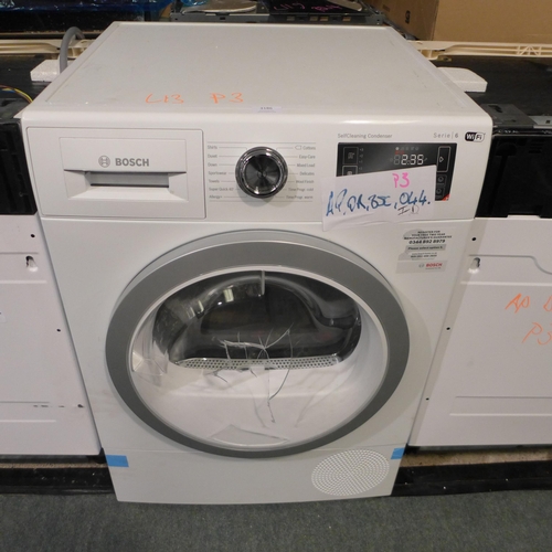 3186 - Bosch Series 6 Tumble Dryer, Model: WTWH7660GB  (357-13) * This lot is subject to VAT