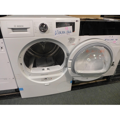 3186 - Bosch Series 6 Tumble Dryer, Model: WTWH7660GB  (357-13) * This lot is subject to VAT