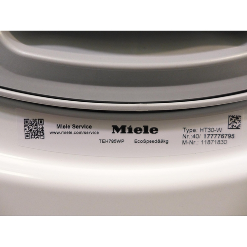 3189 - Miele 9kg Freestanding Dryer - model no:- TEH785WP  (357-85) * This lot is subject to VAT