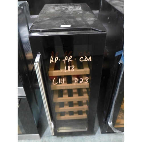 3192 - CDA Under Counter Wine Cooler - model no:- FWC304BL, original RRP �358.33 inc. VAT (357-111) * This ... 