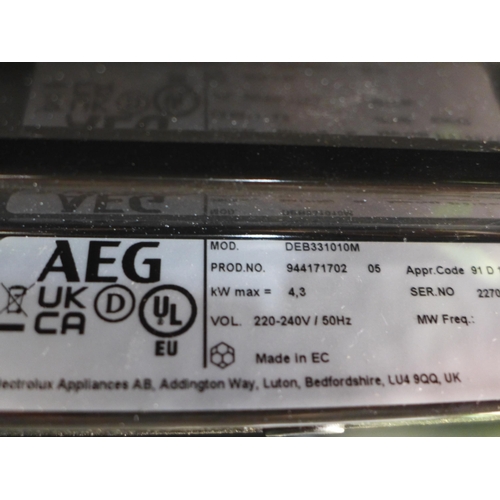 3193 - AEG Built In Double Oven - model no:- DEB331010M, original RRP �557.5 inc. VAT (357-115) * This lot ... 