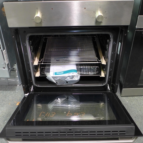 3194 - Matrix Single Fan Oven - Stainless steel - model no:- MS100SS, original RRP �190 inc. VAT (357-113) ... 