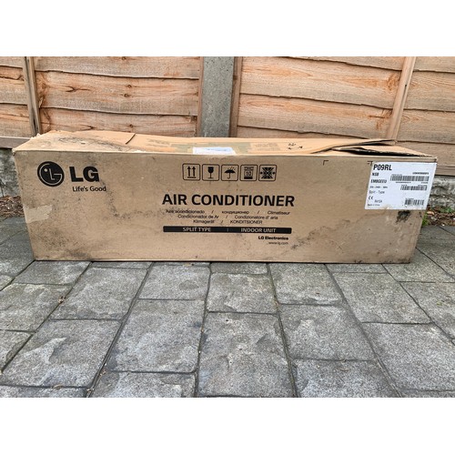 2135 - 2 x LG Inverter V air conditioning units with brackets and remote controls, unused, (one boxed) plus... 