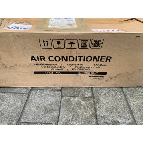 2135 - 2 x LG Inverter V air conditioning units with brackets and remote controls, unused, (one boxed) plus... 