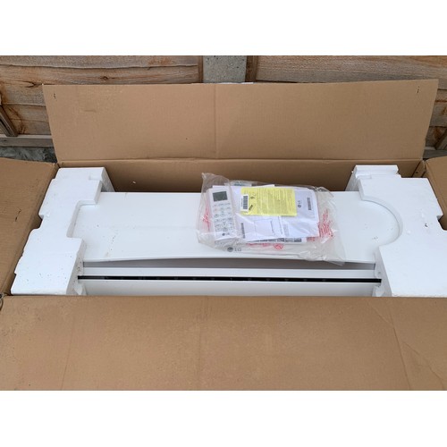 2135 - 2 x LG Inverter V air conditioning units with brackets and remote controls, unused, (one boxed) plus... 