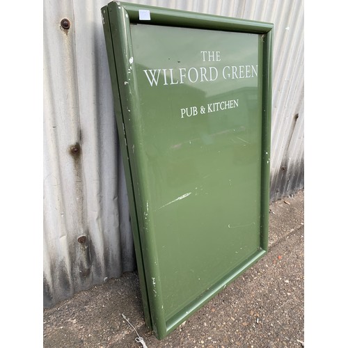 2195 - Aluminium A-board 4ft x 2ft pub sign