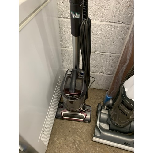 2387 - Shark powered liftaway upright vacuum cleaner and Dyson DC07 vacuum cleaner