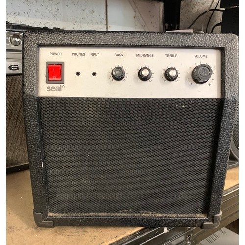 2355 - 2 amps; Spider 3 guitar amp and Seal Bass amp