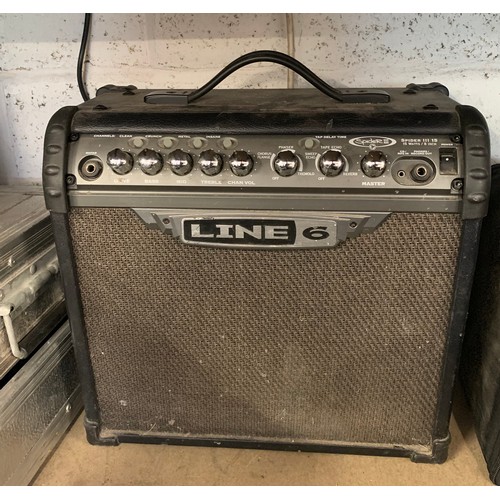 2355 - 2 amps; Spider 3 guitar amp and Seal Bass amp