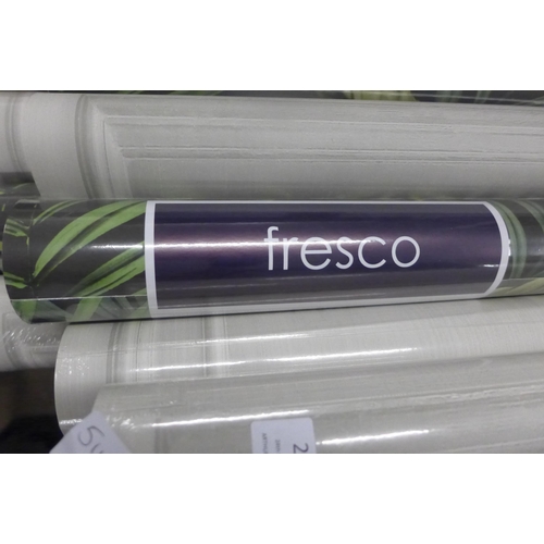 2115 - 8 Rolls of sealed Graham and Brown Fresco pale grey panel effect wallpaper plus 3 rolls of Graham an... 