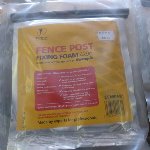 2143 - 80 Packs of Tarmac Cempak Readymix Cement Post Fixing, £12.99 per pack, fast setting cement, sealed ... 