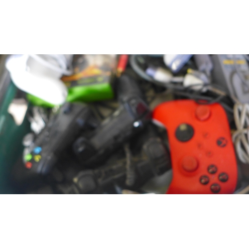 2180 - XBox 360 job lot with PS1 mini