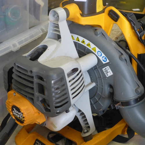 2187 - Ryobi petrol driven back pack blower