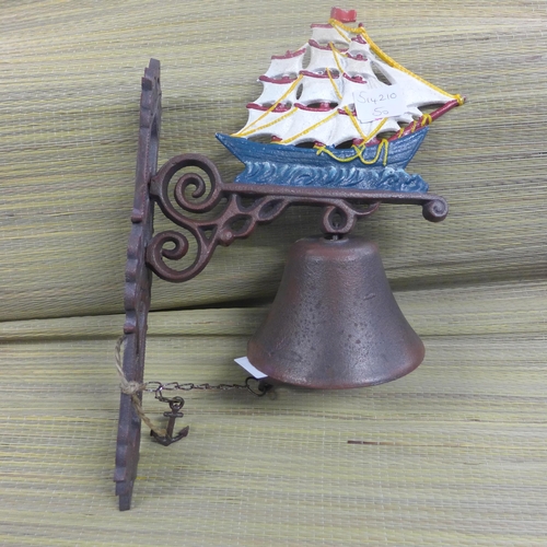 2262 - Sailboat bell * this lot is subject to VAT