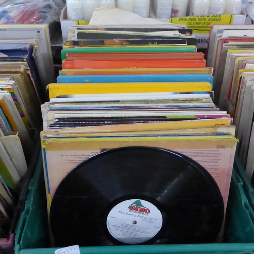 2436 - 4 trays of LP's approximately 150-200 in total, mainly Classical and Easy Listening