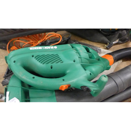 2482 - Black and Decker garden blower vac