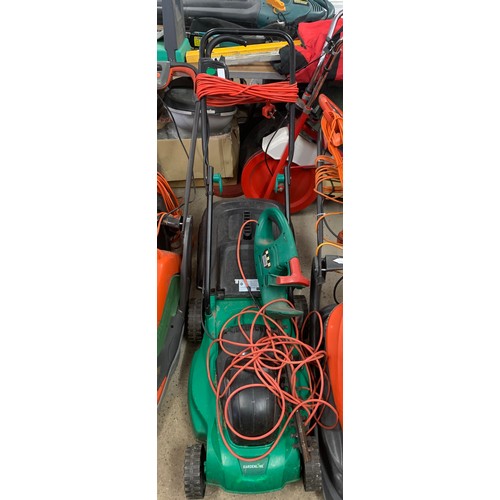 2465 - Gardenline electric lawnmower and a Qualcast electric hedge cutter - hedge cutter failed electrical ... 