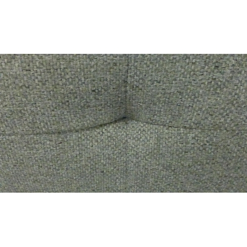 1387 - A grey upholstered two seater sofa