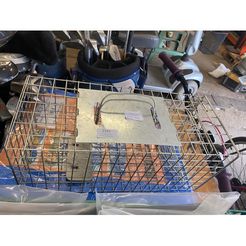 2142 - Humane large rodent trap (squirrel, rat, etc.)