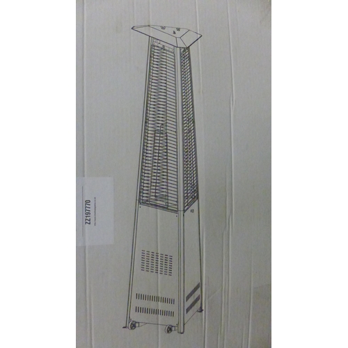 1486a - Az Gas Patio Heater  , Original RRP £224.99 + vat  (4137-1)   * This lot is subject to vat