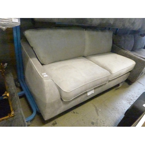 1553 - Magnesium velvet sofa section