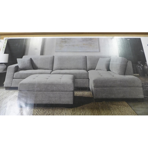 1481 - Thomasville Tisdale  6Pc Sectional Fabric Sofa , Original RRP £1916.66 + vat (413-9)  * This lot is ... 