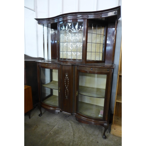 122 - An Edward VII mahogany side cabinet