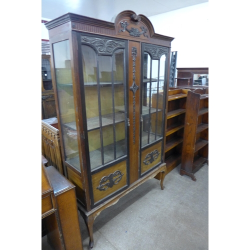 203 - An Edward VII mahogany display cabinet