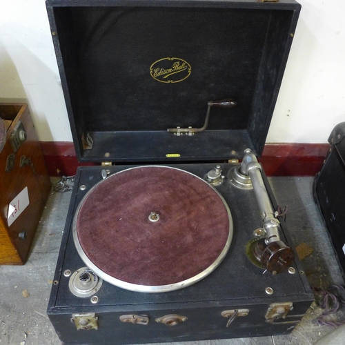 352 - An Edison Bell EB382 gramophone in case