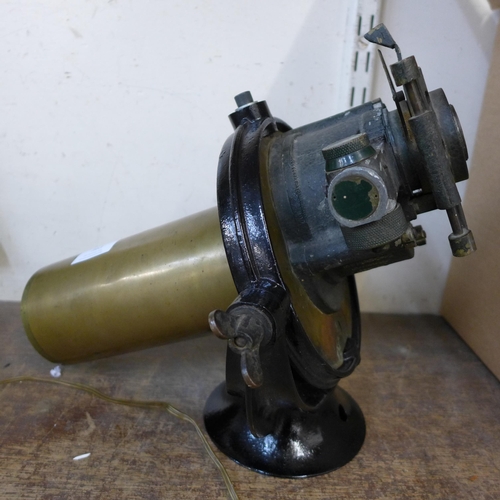 363 - A vintage 7 x 50 Gun sight by Ross of London