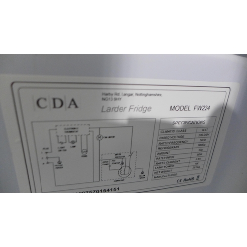 3295 - CDA Under Counter Fridge - model no:- FW224, original RRP £282.5 inc. VAT (357-39) * This lot is sub... 