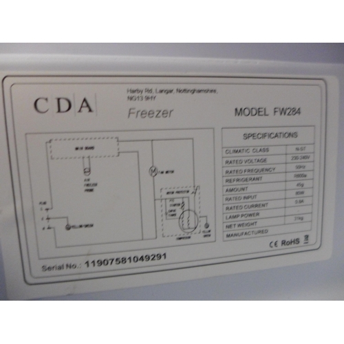 3244 - CDA Under Counter Freezer - model no:- FW284, original RRP £313.33 inc. VAT (357-22) * This lot is s... 