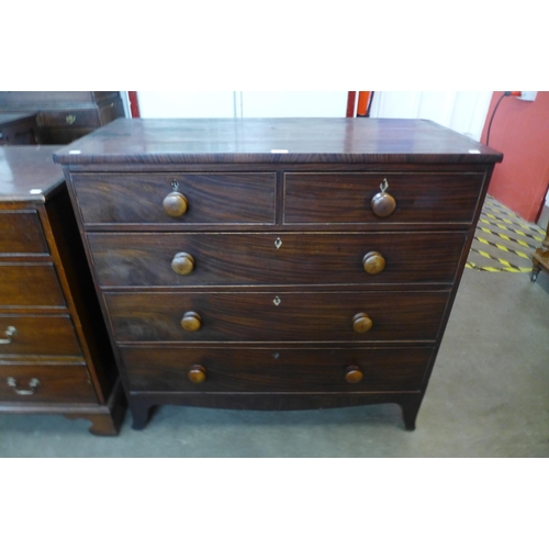 23 - A Regency mahogany chest of drawers