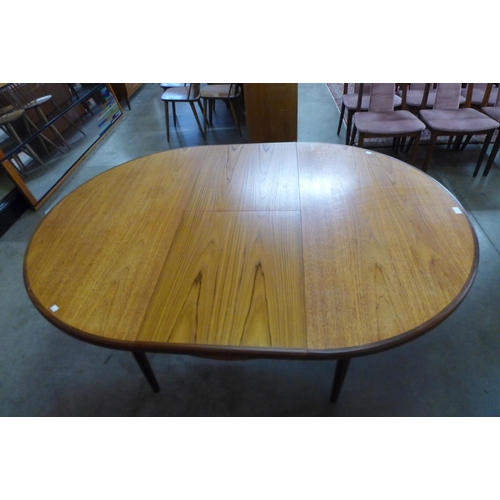 42 - A G-Plan Fresco teak extending dining table