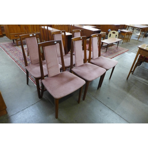 43 - A set of six G-Plan Fresco teak dining chairs