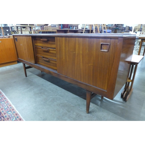 58 - An Elliotts of Newbury walnut and afromosia sideboard